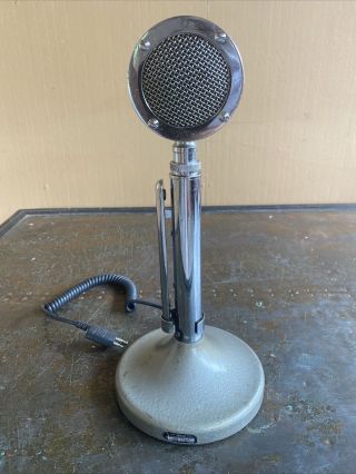 Astatic D - 104c Vintage Microphone G Stand Radio Station Lollipop Ham Cb