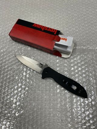 Kershaw Emerson Cqc - 4kxl D2 Frame Lock Knife Black G - 10 6055d2 Pocket Knives