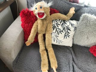 Sunny & Co Retro Ex Large 36 " Old Man Plush Fluffy Unusual Puppet Sloth/monkey