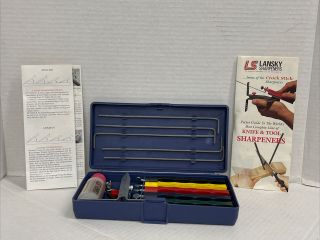 Lansky Sharpeners Deluxe 5 - Stone System Precision Knife Sharpening W/case Ex Con