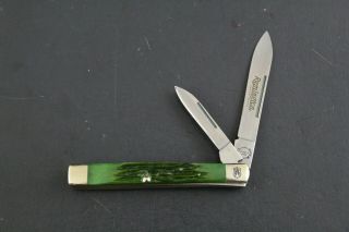 Remington R - 73 Small Green Bone Doctor ' s Pocket Knife 1610 2