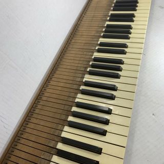 73 Vintage Piano Organ Keys For Wall Art Craft Project Parts Wooden Black White