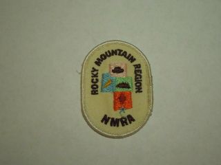 Vintage Rocky Mountain Nmra National Model Railroad Association Rr Sew On Patch