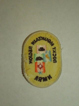 Vintage Rocky Mountain NMRA National Model RailRoad Association RR Sew On Patch 2