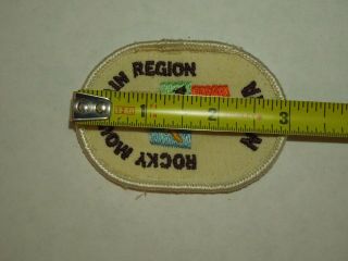 Vintage Rocky Mountain NMRA National Model RailRoad Association RR Sew On Patch 3