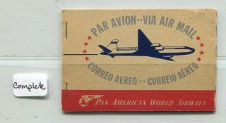 Pan American World Airways Complete Label Booklet