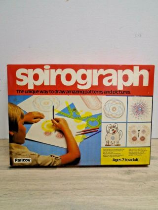 Vintage Spirograph 1981 Retro Drawing Toy By Palitoy Boxed Spare Parts
