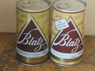 2.  Beauties.  Blatz Beer.  Bo.  Ss Tabs