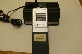 Vintage Motorola Mx 330 Mx330 Handheld Portable Radio With Charger
