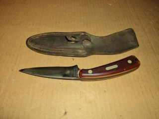 Vintage Schrade Old Timer 1540t Drop Point Hunter Boot Knife Fixed Blade