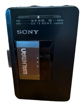 Vintage Sony Wm - Af23 Fm/am Cassette Walkman • • Looks Plays Great