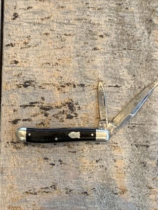 Vintage Schrade Cutlery Co.  Walden N.  Y.  2 Blade Pocket Knife