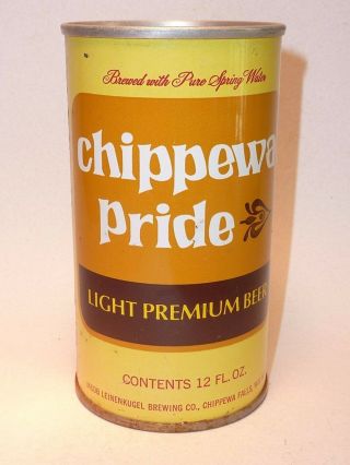 12oz Chippewa Pride Light Premium Beer S.  S.  Pull Tab