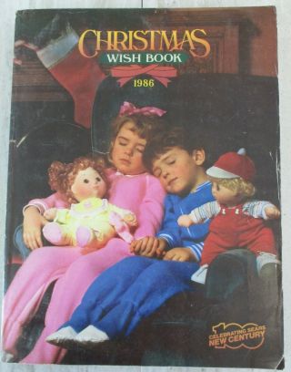 Vintage Wish Book For The 1986 Holiday Season 672 Pages Order Form