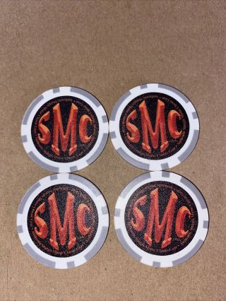 4 Harley - Davidson Poker Chips: Smc Sturgis Motor Classic