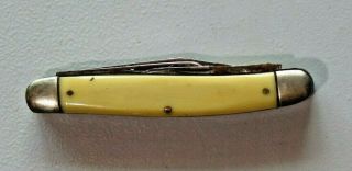 Vintage Kutmaster 3 Blade Folding Pocket Knife Utica NY 3 1/4 