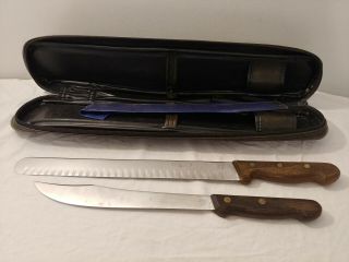 Dexter Connoisseur 2 Pc Knife Set 40d - 12 " & 11 - 9 " - Vintage Knives