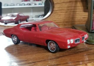 Vintage 1970 Pontiac Gto Red Promo