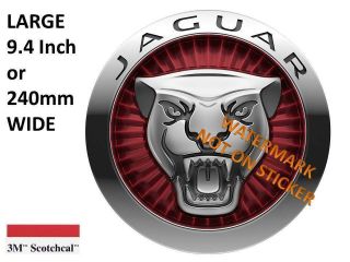 Jaguar Decal Sticker Large 9.  4 Inch Or 240mm Usa Scotchcal