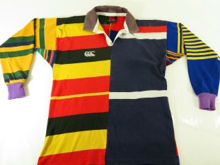 Canterbury of Zealand - Vintage - Long Sleeve - Rugby Shirt - Size M Medium 2