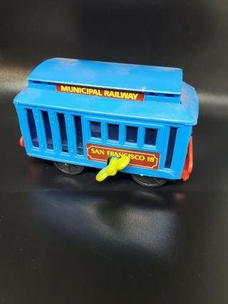 San Francisco Municipal Railway Trolley Car Windup Wind - Up Toy