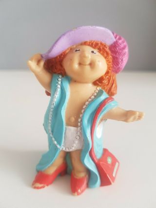 Vintage 80s Toy.  Cabbage Patch Kid - Dress Up.  Mini Figure Doll.  Small Figure.