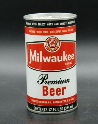Milwaukee Brand Premium Beer Can Pull Tab 12 Oz Air Filled