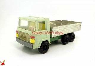 Flatbed Truck Three - Axis Vintage 1980 Ussr Soviet