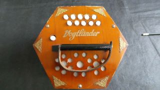 Vintage Scholer Concertina 20 Keys Made in German Democratic Republic GDR 3