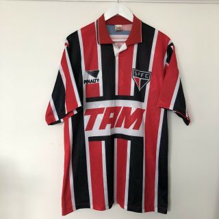 Sao Paolo 1993 Away Football Shirt,  10 Luciano,  Xl,  Vintage 90’s Brazil