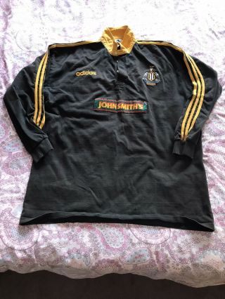 Newcastle Falcons 1990’s Vintage Long Sleeve Shirt Xxl Big