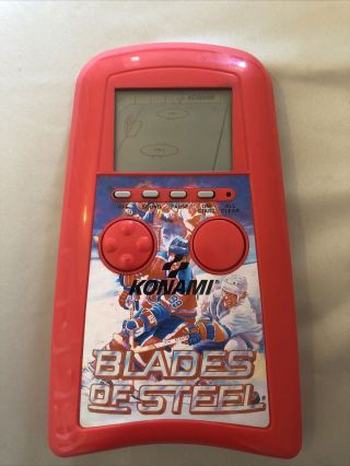 Rare Konami Blades Of Steel Handheld Game