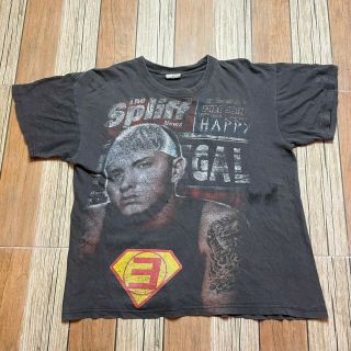 Vintage 2001 Eminem Slim Shady Rap Hip Hop Raptee Raptees D12 T Shirt Bootleg