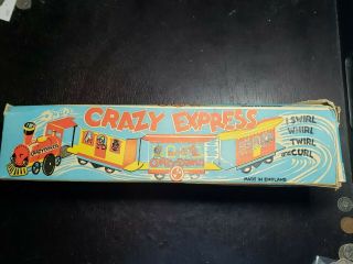 Crazy Express Tin Litho Windup Train,  From England