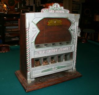 Antique Field’s Five Jacks Gambling Machine 1930s