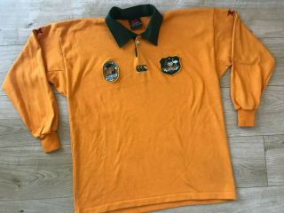 Vintage Canterbury Australia Wallabies Xxxx Rugby Union Shirt (l)