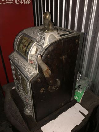 1924 Mills Owl Slot Machine (Rare 25 Cent Denomination) 2