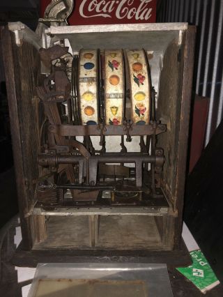 1924 Mills Owl Slot Machine (Rare 25 Cent Denomination) 5