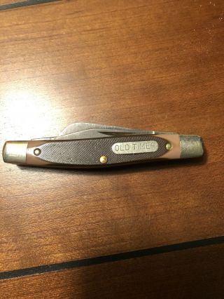 Schrade Old Timer Splinter Carving Folding High Carbon Steel Pocket Knife 24otcp