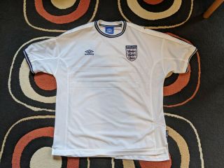 England 1999 - 2001 Home Umbro Vintage Football Shirt Adult Xxl