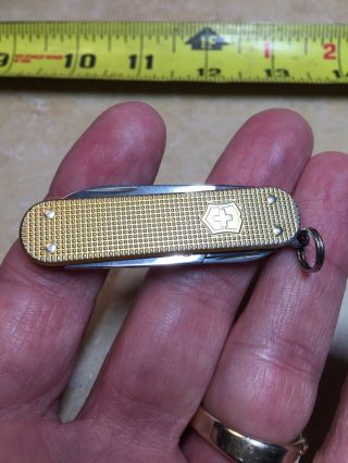 Victorinox Classic Alox Limited Edition Gold 2019 Swiss Army Pocket Knife “ Look