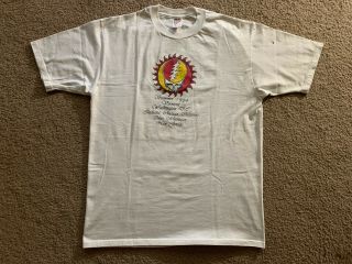 Grateful Dead Vintage T - Shirt 1994 Summer Tour White Shirt Front/back Graphics