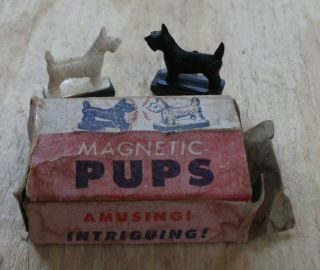 Tricky Dogs Magnetic Novelty Toy W Box Scottie Scottish Terrier