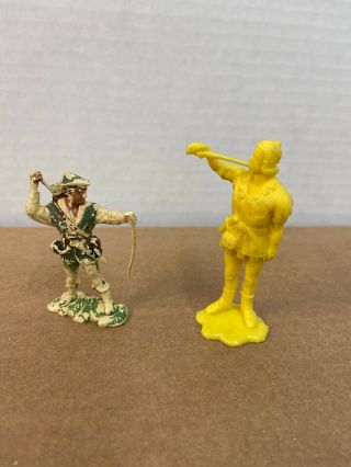 2 Vintage Toy Robin Hood Figures