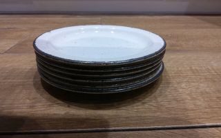 Vintage Midwinter Stonehenge Creation Dinner Plates X 6 10 1/2 Inch