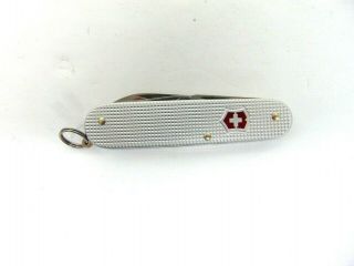 Victorinox Swiss Army Knife Standard Issue Officer Suisse Alox Silver Multi