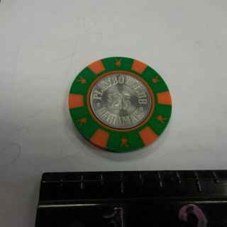Rare Playboy Club Casino Bahamas 25 Dollar Poker Chip