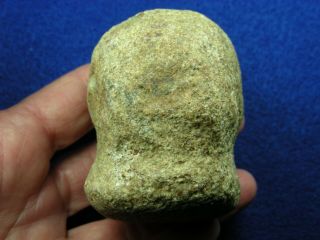 3/4 Groove Hardstone Hammer 2 1/4 " Ohio Guaranteed Authentic Indian Artifacts