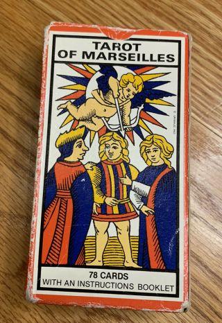 Tarot Of Marseilles Bp Grimaud 1963 Made In France Complete Vintage Tarot Cards