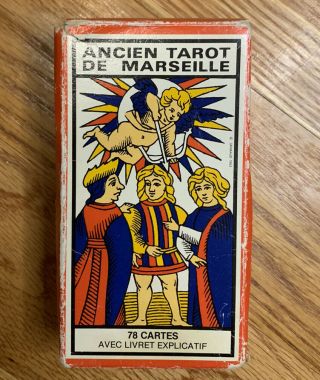 Tarot Of Marseilles BP Grimaud 1963 Made In France Complete Vintage Tarot Cards 2